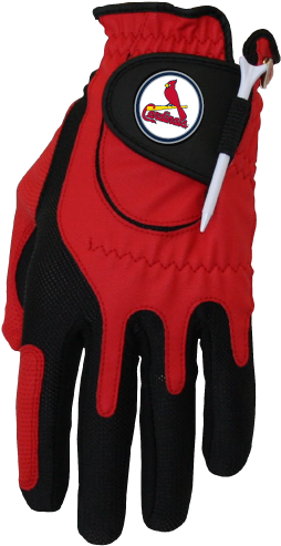 Details - St. Louis Cardinals Left Hand Golf Glove (266x503), Png Download