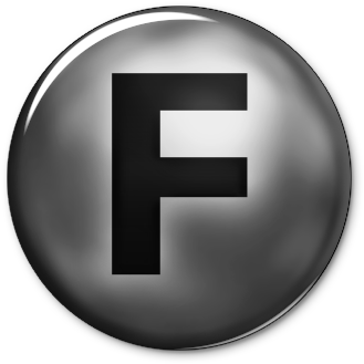 102357 Ultra Glossy Silver Button Icon Social Media - Emblem (460x460), Png Download