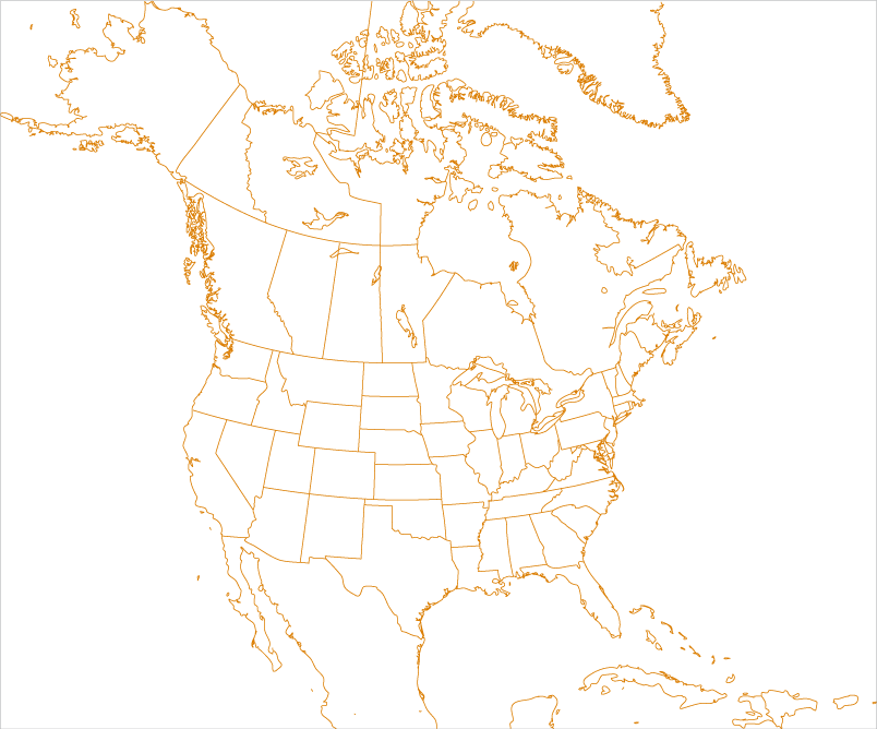 Map Of The North America - Hero Arts 3 1/2" X 5 3/4" Cling Rubber Stamp, Us Map (804x668), Png Download