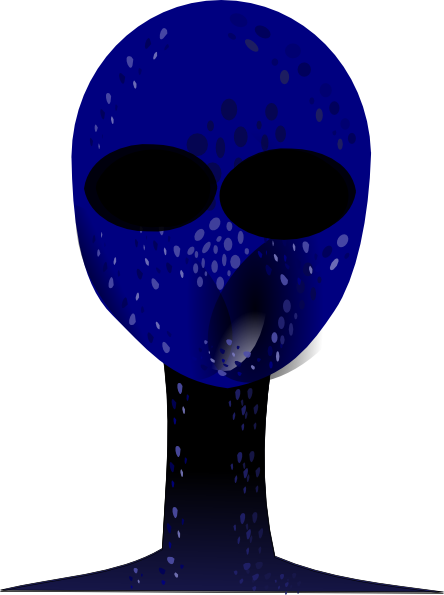 How To Set Use Alien Blink Svg Vector (444x595), Png Download