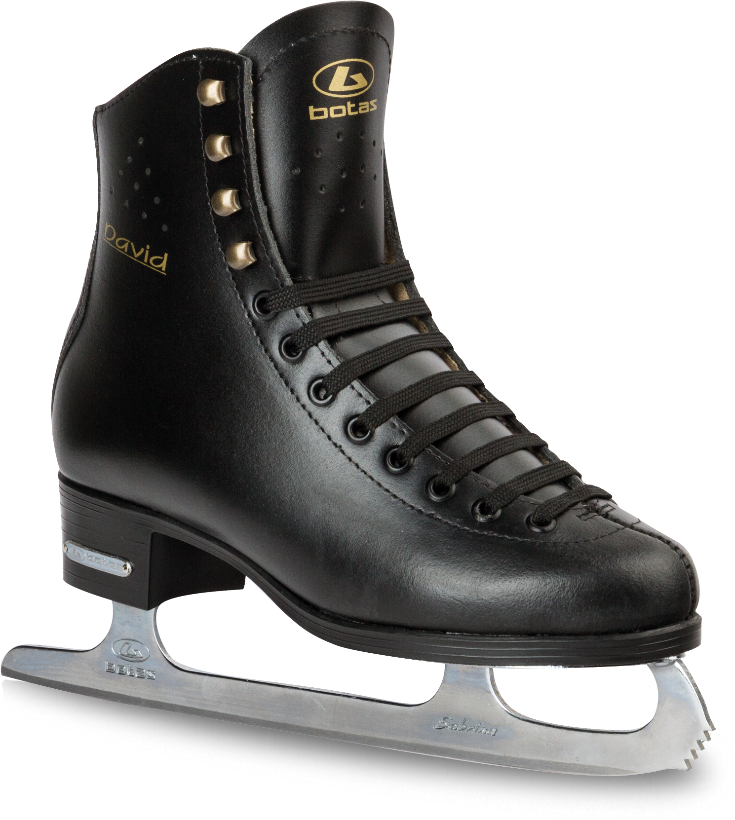 Botas Black Ice Skates - Botas - Black Mens Ice Skates Botas David (2000x2000), Png Download