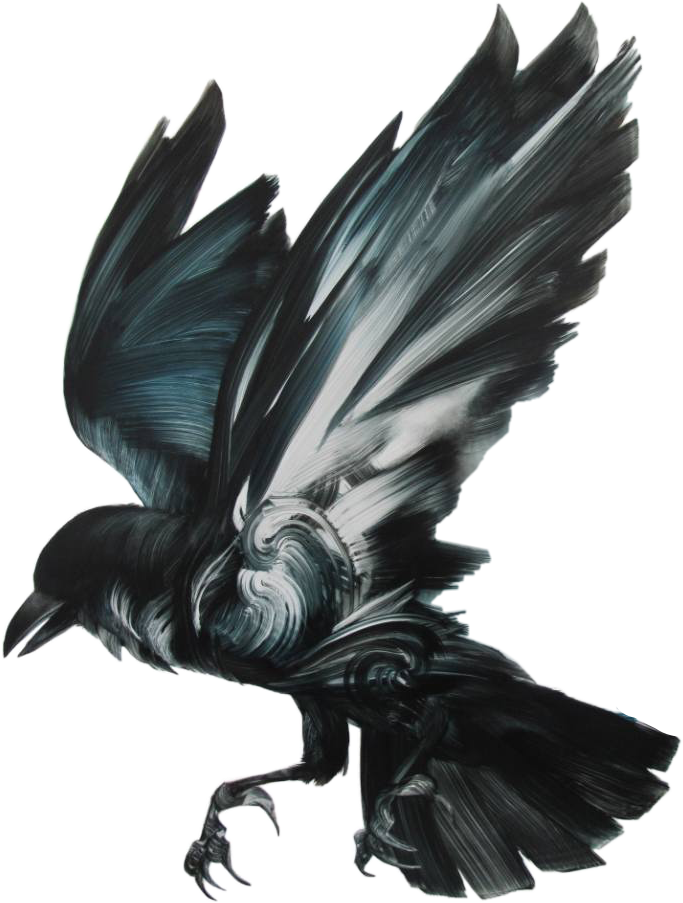 Report Abuse - Dibujos De Cuervos Para Tatuar (683x903), Png Download