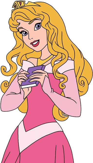 Aurora-book - Disney Princess Aurora Pink (400x685), Png Download