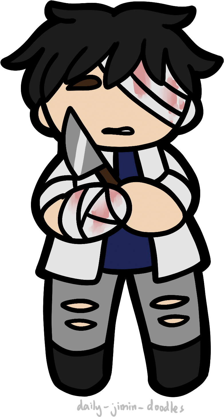 #45 1/8/2018 Bts Outcast Au Jimin - Cartoon (832x1536), Png Download