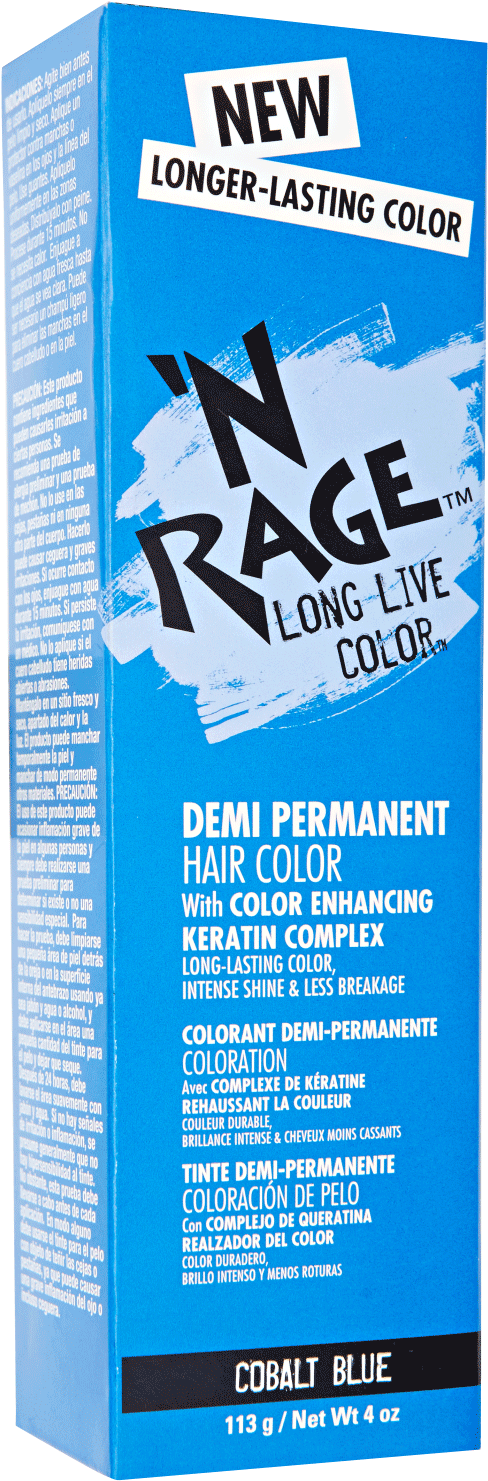 'n Rage Demi Permanent Hair Color - N'rage Brilliant Demi Permanente Hair Color, 4 Ounce (1500x1500), Png Download