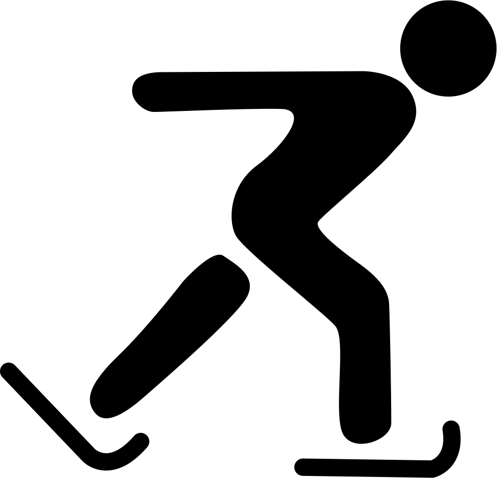 Block Ice Skating - Ice Skating Icon (981x944), Png Download