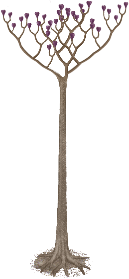 Leafless Tree - Artificial Flower (600x1089), Png Download