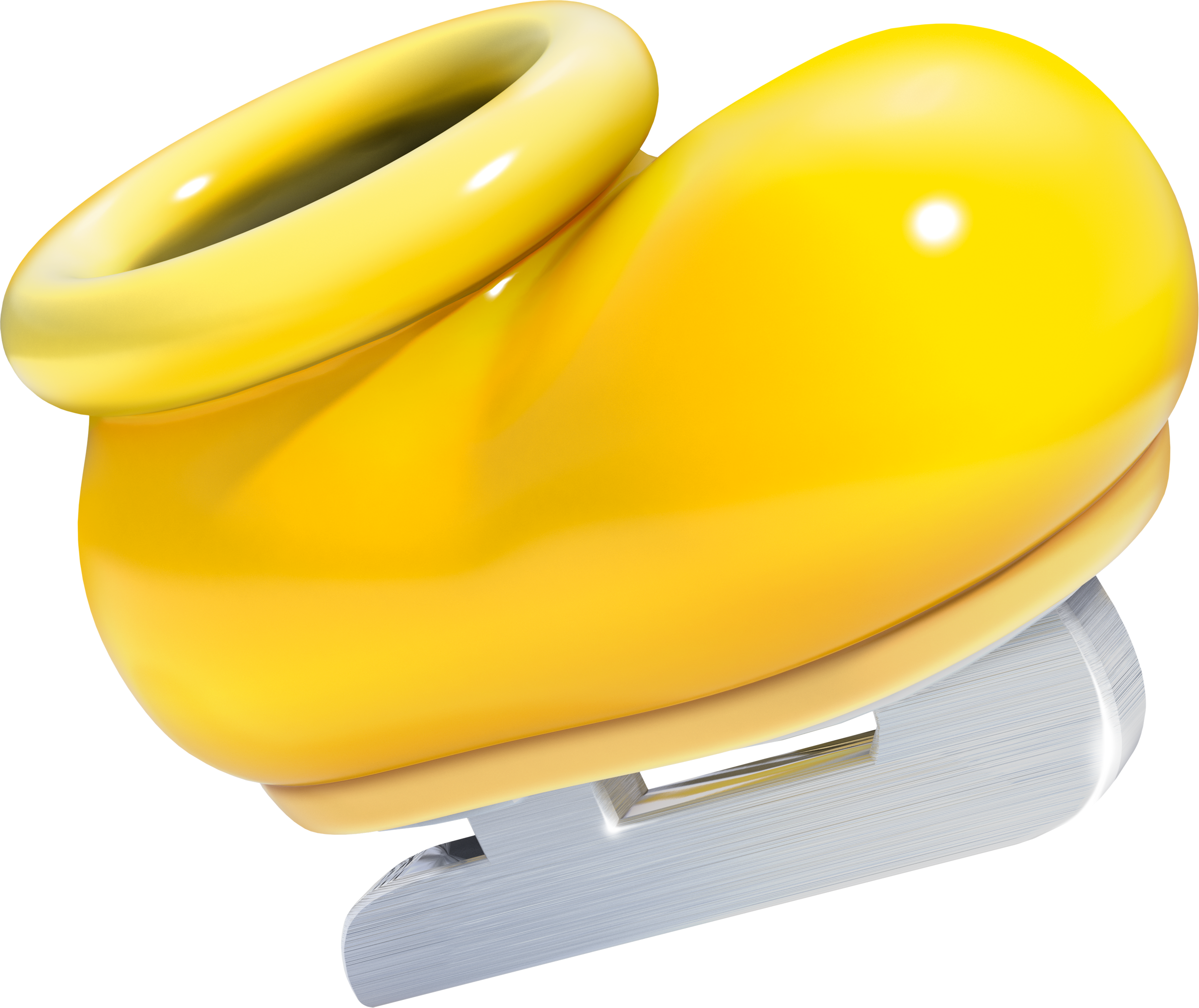 Ice Skate Artwork - Super Mario 3d World Shoe Ski (2416x2032), Png Download