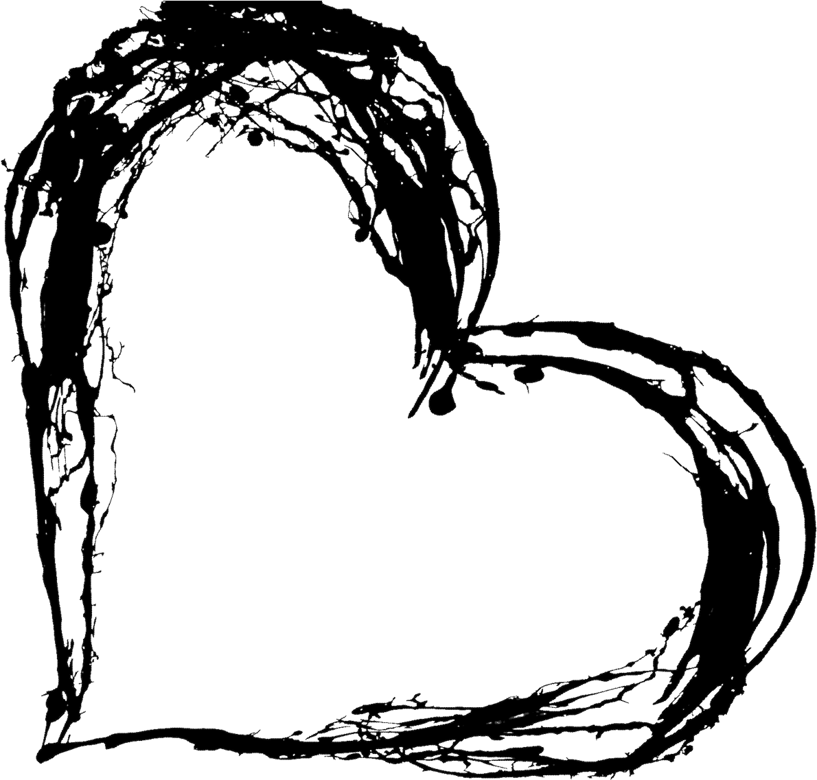 Archive - Black Heart (1343x1140), Png Download