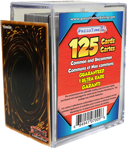 Yu Gi Oh 125 Card Presstine Cube With 1 Secret Rare - Yu-gi-oh! (528x627), Png Download