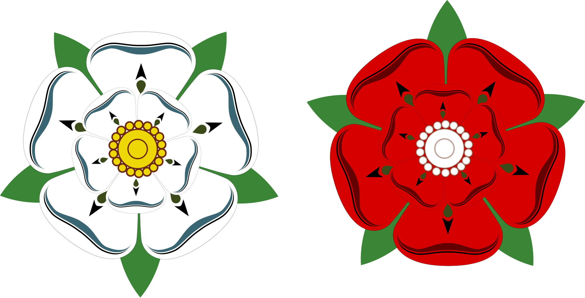Let's Play A Card A Card My Kingdom For A Card Mister - York And Lancaster Roses (2000x1019), Png Download