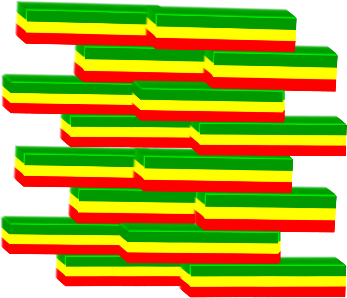 Mur Sticker - Parallel (1187x1024), Png Download