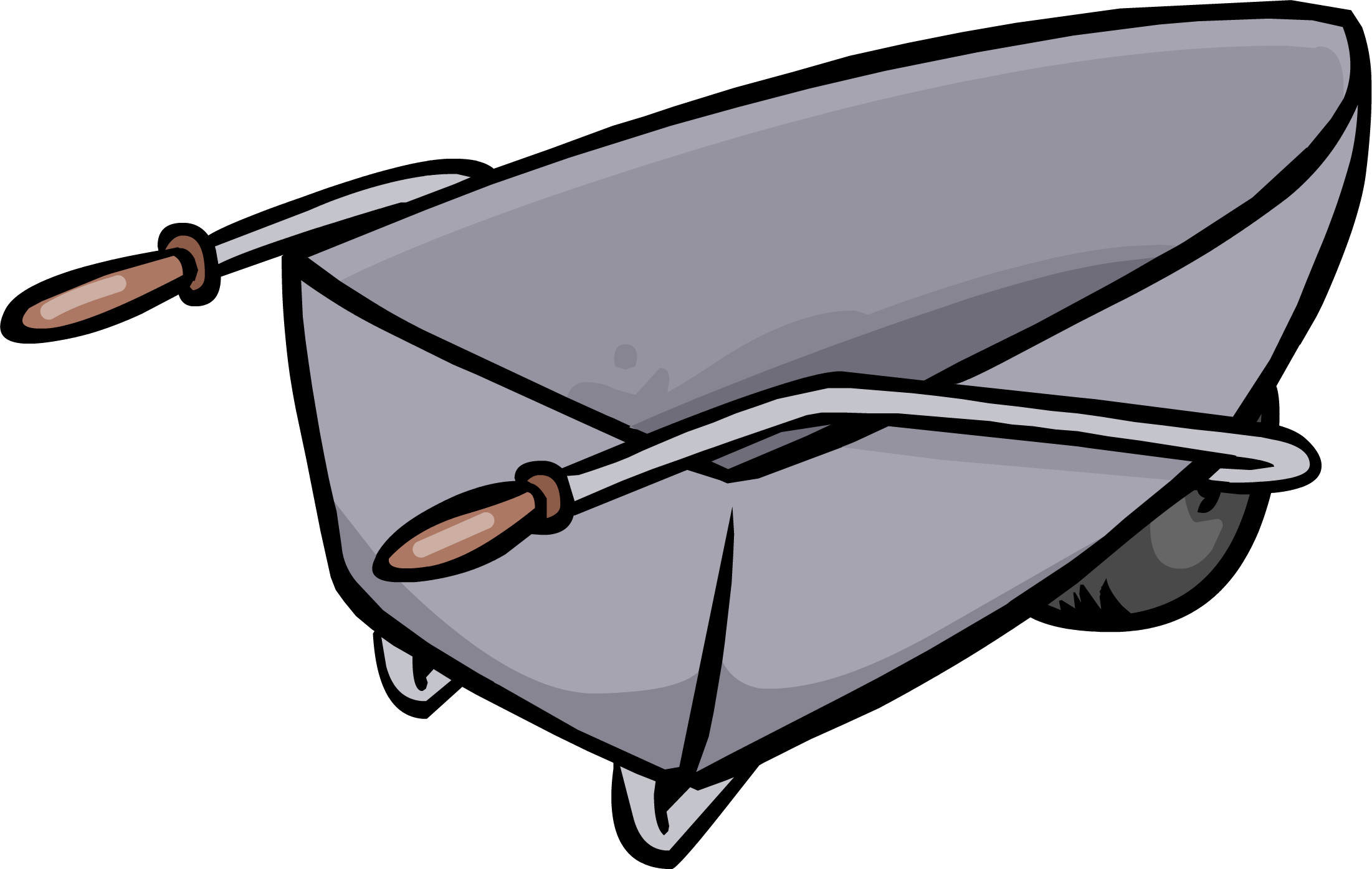 Wheelbarrow - Png - Club Penguin (2202x1396), Png Download