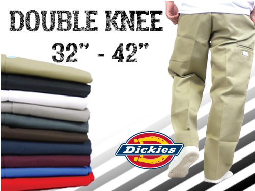 Dickies Men's Loose Fit Double Knee Work Pant (500x500), Png Download