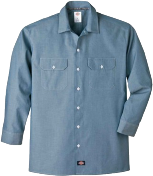 Dickies Men's Long Sleeve Shirt - Shirt (700x700), Png Download