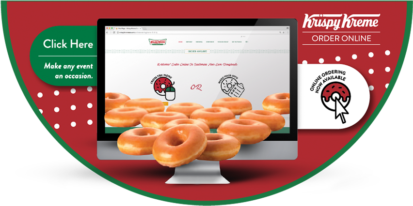 Hello, From Krispy Kreme Sa - Donuts (1920x500), Png Download