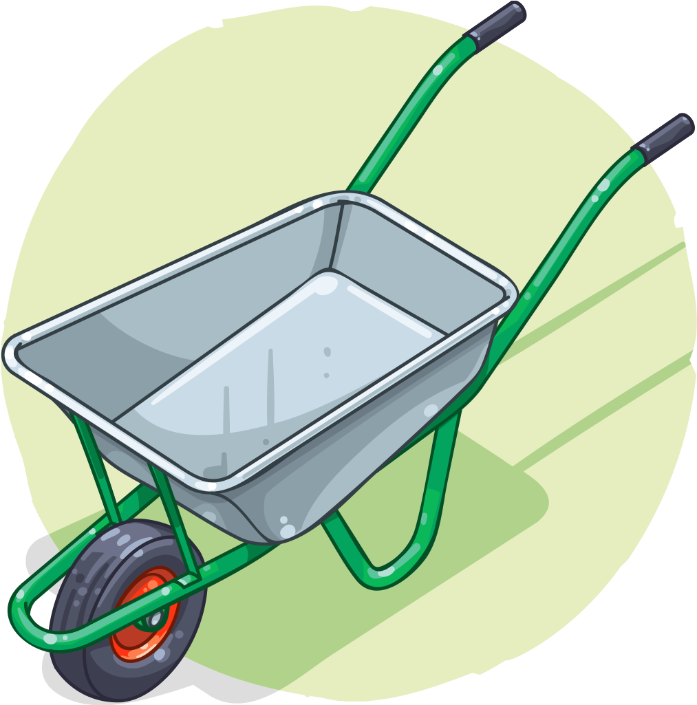 Wheelbarrow (1024x1024), Png Download