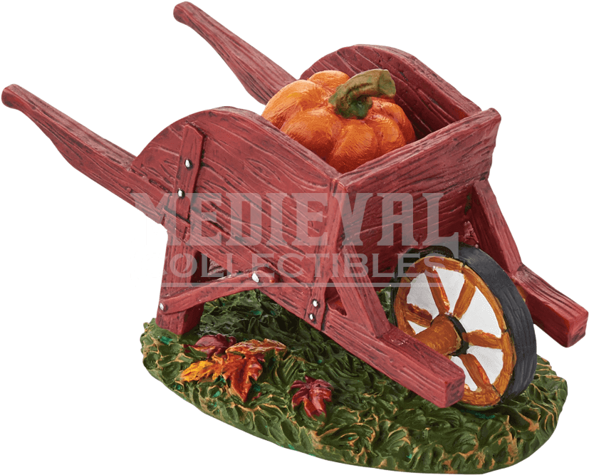 Harvest Fields Wheelbarrow - Department 56 Halloween Village Harvest Fields Wheelbarrow (850x850), Png Download
