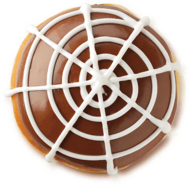Krispy Kreme Halloween 2016 Spider Web Doughnut - Krispy Kreme (900x900), Png Download