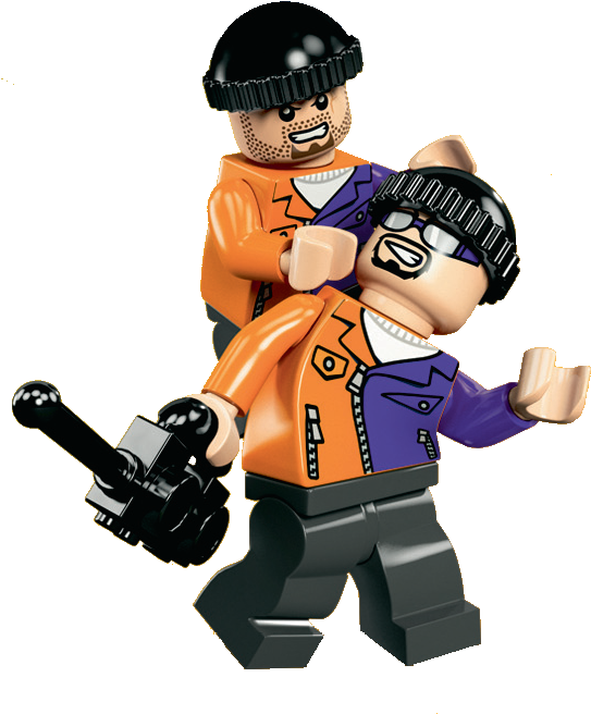 Two Face Henchmen - Lego Two Face Henchman (601x700), Png Download