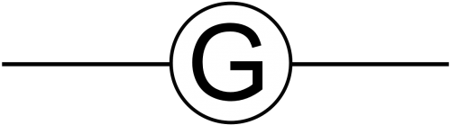 Generator Symbol (500x250), Png Download