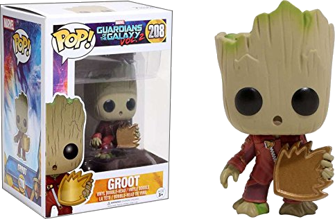 Guardians Of The Galaxy Vol - Guardians Of The Galaxy 2 Pop Groot (483x316), Png Download