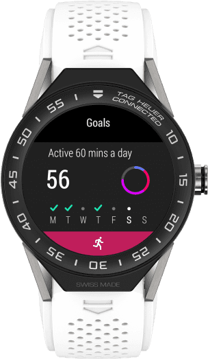 Tag Heuer Connected Modular 45 - Tag Heuer Connected Sbf8a8001.10bf0608 (536x634), Png Download