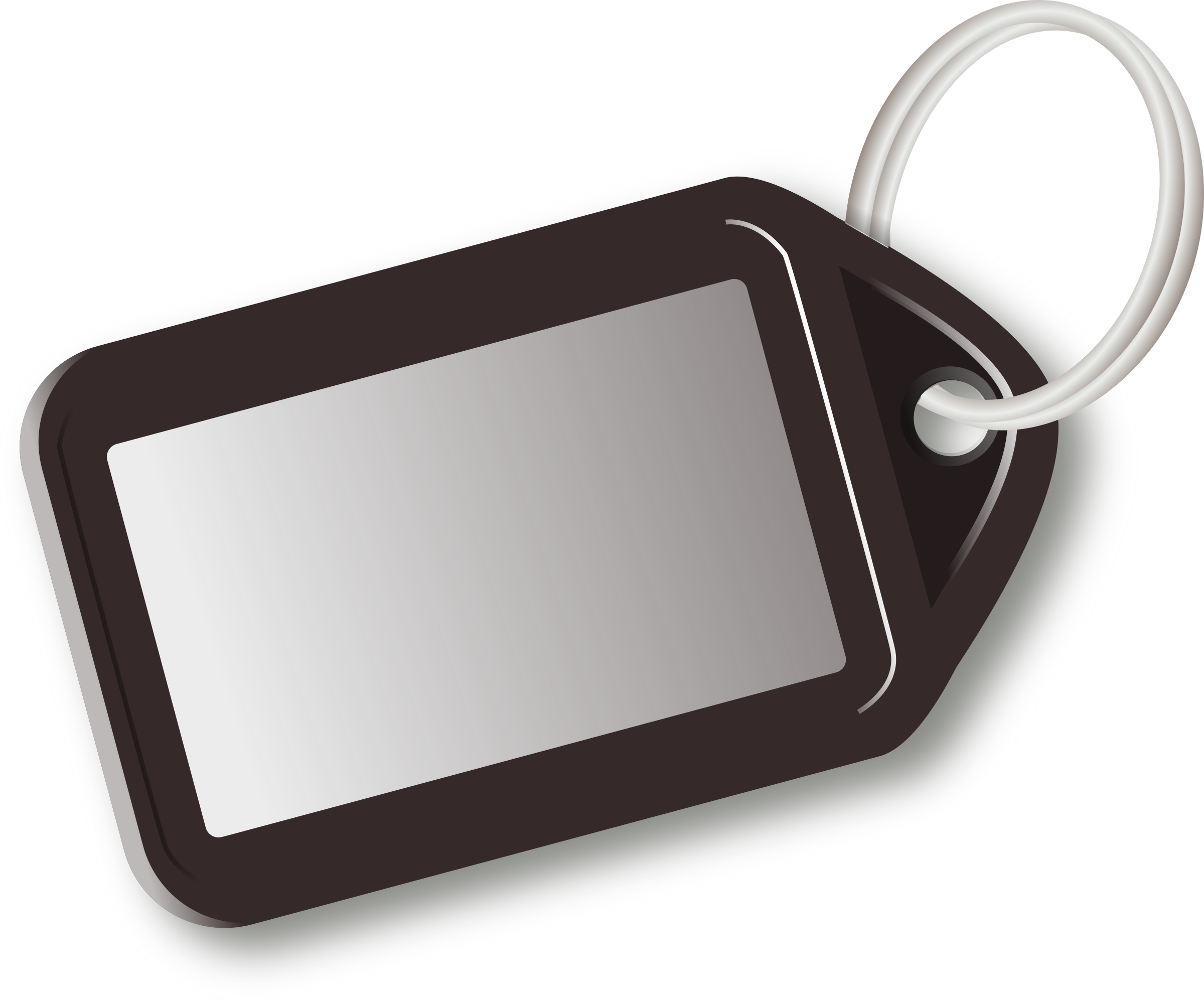 This Free Icons Png Design Of Brown Key Tag (2400x1991), Png Download