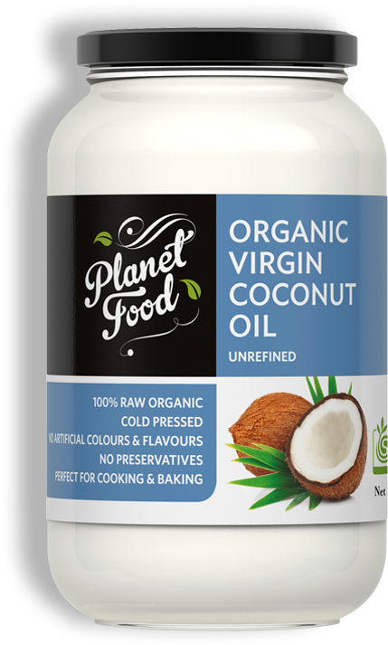 Coconut Oil 350ml Clear - Planet Food Coconut Oil (1000x1000), Png Download