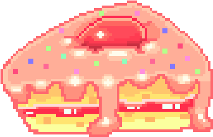 Free Download Seulgi Clipart Cheesecake Red Velvet - Cake Slice Pixel Art (500x500), Png Download