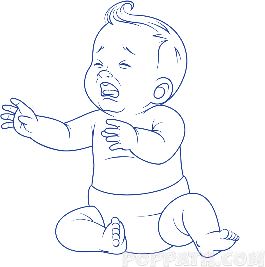 Crying, Regardless Of The Reasons, Is Not A Pleasant - Drawing (1000x1000), Png Download