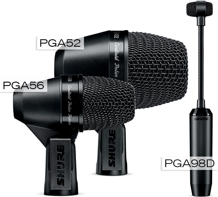 Drum Microphones - Shure Pga52 - Dynamic Microphone For Kick Drum (800x800), Png Download