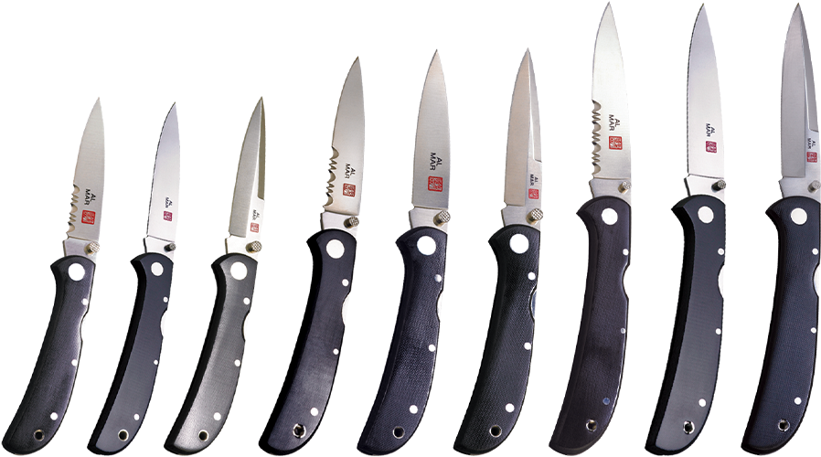 Ultralights - Al Mar Pocket Knives (1200x500), Png Download