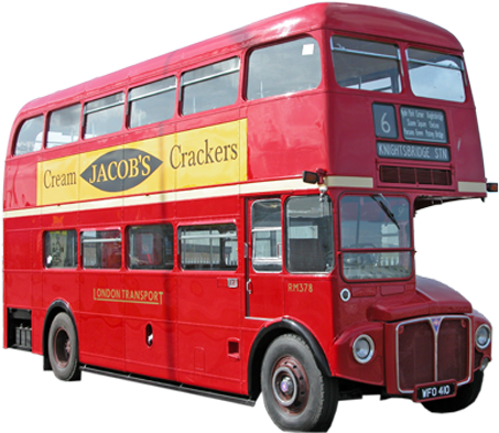 Red Bus London Png (453x393), Png Download