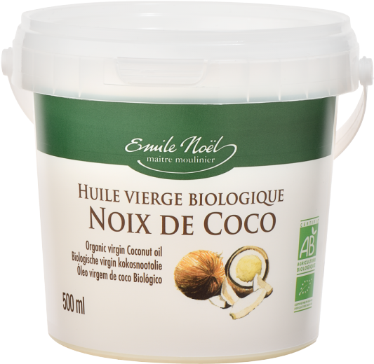 Organic Virgin Coconut Oil - Emile Noel (603x600), Png Download
