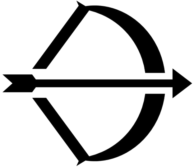 Arrow Bow Png Transparent Image - Bow And Arrow Png (1200x630), Png Download