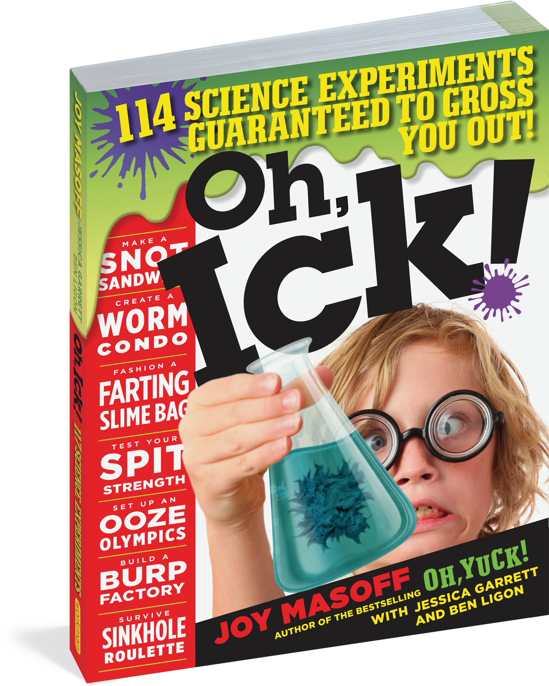 Cover - Oh, Ick!: 117 Science Experiments Guaranteed To Gross (2009x2400), Png Download