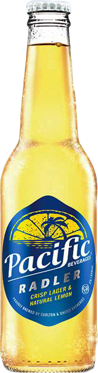 Pacific Beverages Radler 330ml - Pacific Beverages Radler Bottle 330ml (1600x2000), Png Download