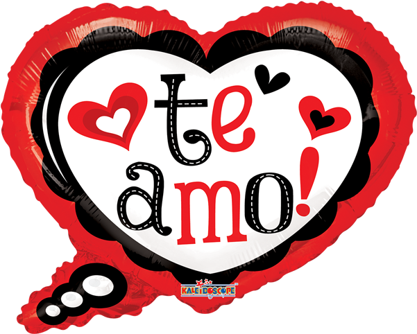 Globo Te Amo Pensamiento Corazon - Te Amo En Corazon (600x600), Png Download
