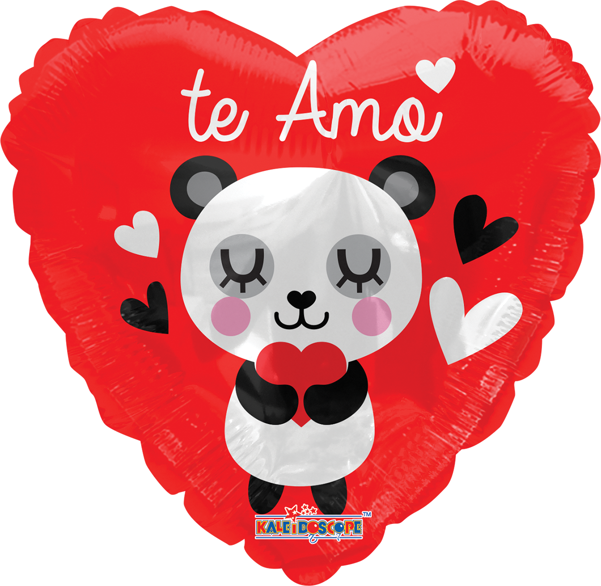 Oso Panda Te Amo - 18" Panda Bear Te Amo Non Foil Balloon - Mylar Balloons (1200x1171), Png Download
