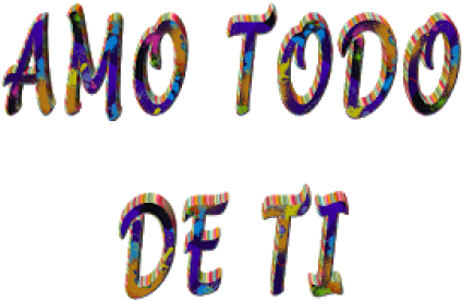 Amo Todo De Ti - Te Amo Mi Amor Con Movimiento (500x375), Png Download