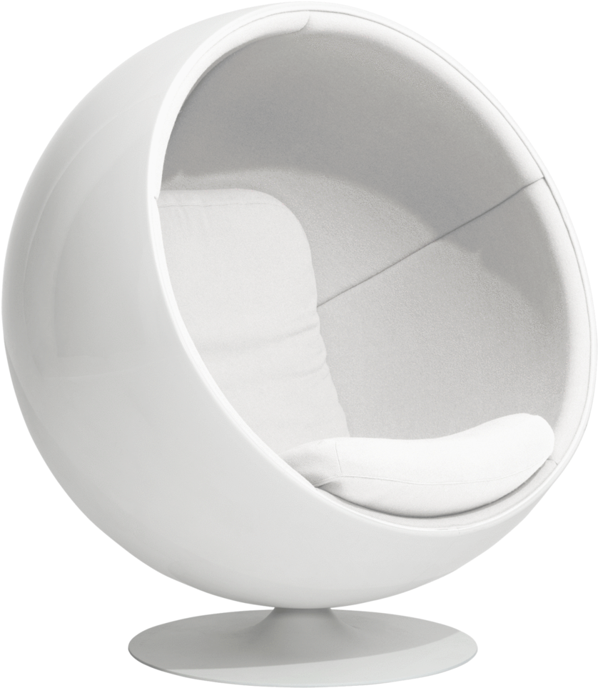 Ball Chair, Hallingdal Fabric - Ball Chair Eero Aarnio Ad (1080x1080), Png Download