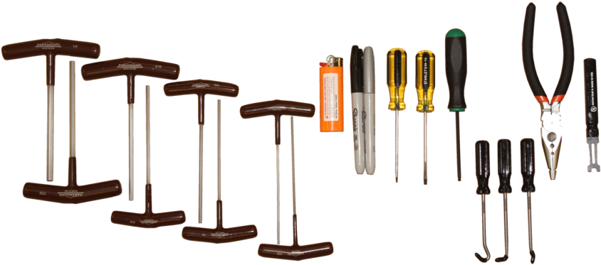 Tuning Tools No Background - Last Chance Archery Tuning Tools-black (1000x667), Png Download