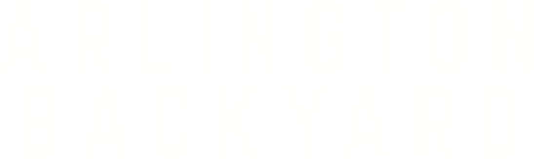 Arlingtonbackyard Stackedwhite - Tan (1095x327), Png Download