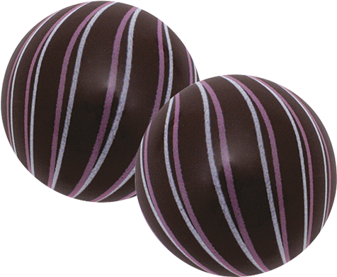 Striped Pink & White - Praline (500x500), Png Download