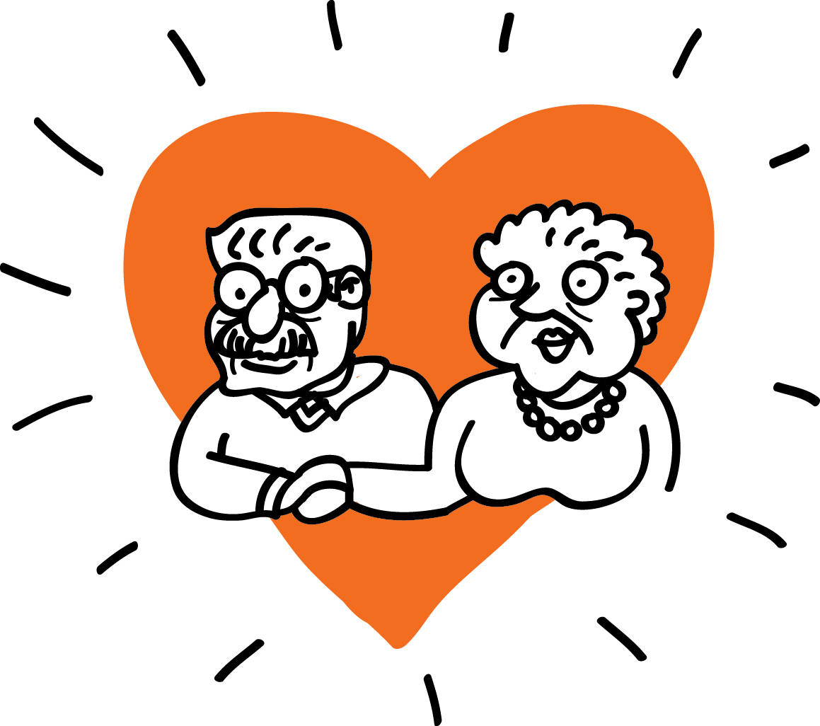 Grandparents Png (1159x1026), Png Download