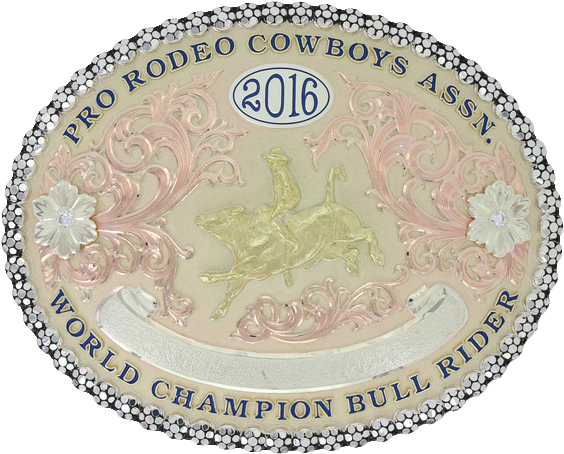 2016 World Champion Bull Rider - Circle (610x500), Png Download