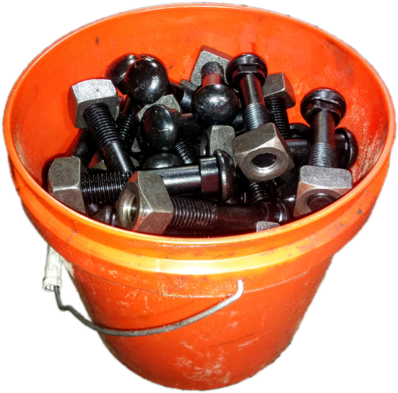 Railroad Track Bolt Button Head Oval Neck Bhon Square (800x800), Png Download