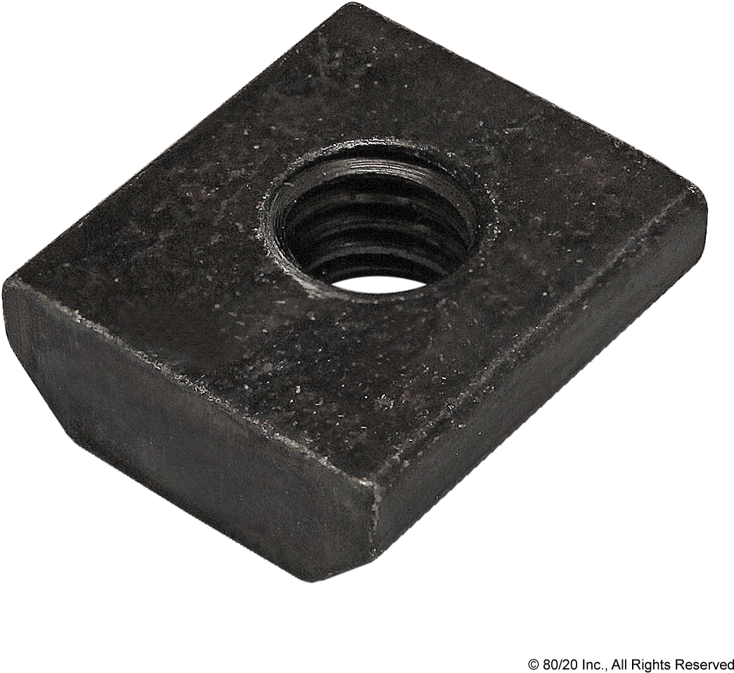 80/20 Inc., 3206, 10 Series, Standard Slide-in T-nut (1100x1100), Png Download