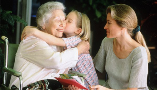 The Grandparents Are, In Many Cases, In Charge Of Babysitting - Детский Сад В Доме Престарелых (700x290), Png Download